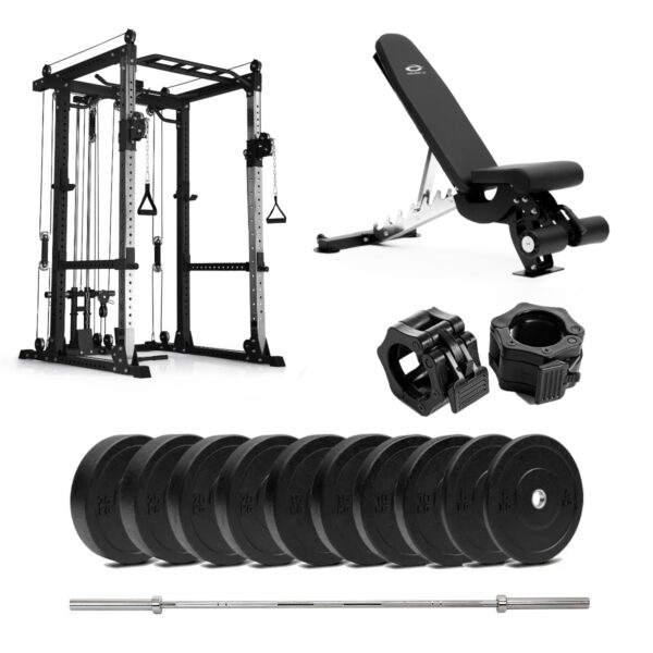 Abilica PR 550 Power Rack Bumper med bænk - 150 kg