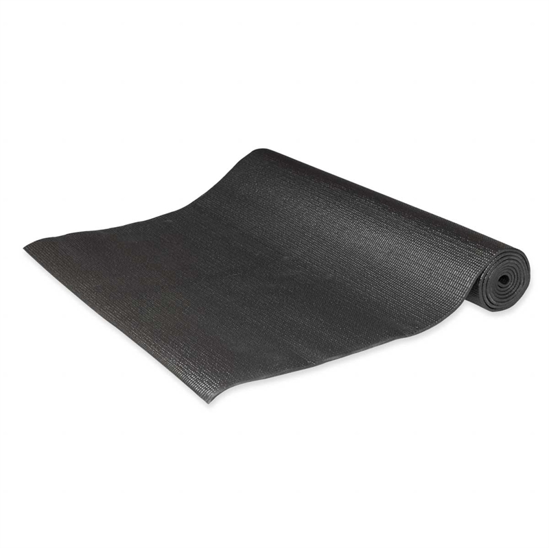 Active Sports Gear 4 mm Yogamåtte - 173 x 61 cm - Sort