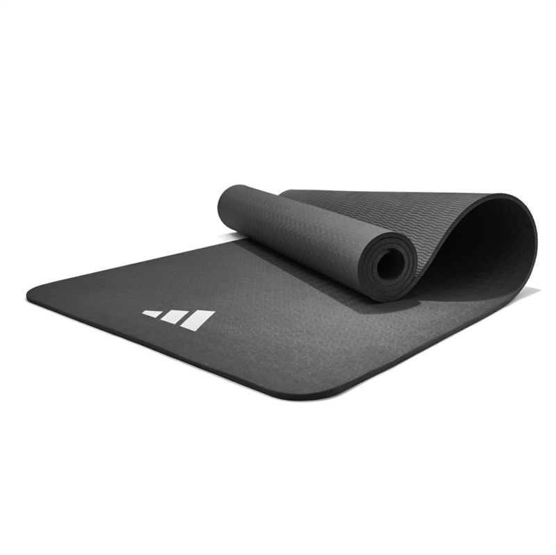 Adidas 8 mm Yogamåtte - 176 x 61 cm - Sort