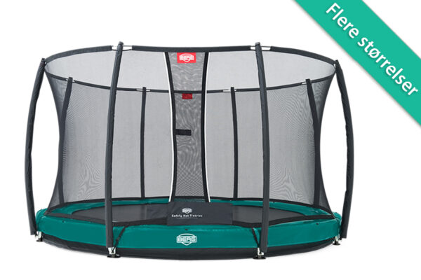 Berg Elite InGround trampolin med deluxe sikkerhedsnet - 430 cm