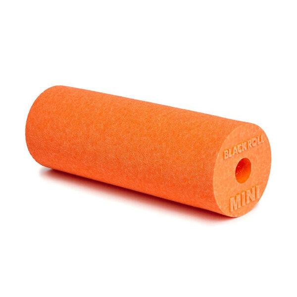 Blackroll Mini Flow Foam Roller - Orange (15 x 6 cm). Specialudviklet og gennemtestet foamroller med takker