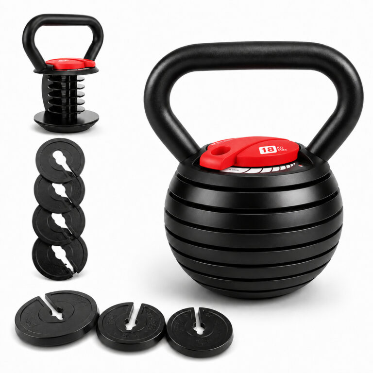 Justerbar Kettlebell 18 kg 27 vægtindstillinger