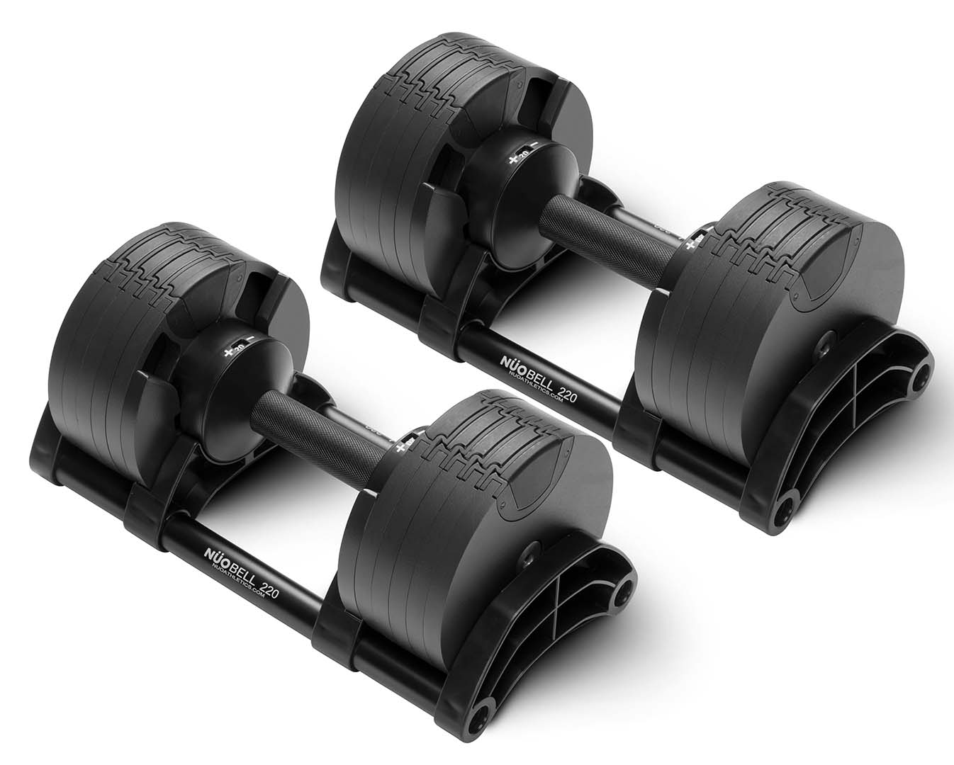 Justerbare Håndvægte NÜOBELL Sæt 2–20 kg – Parvis – NÜOAthletics