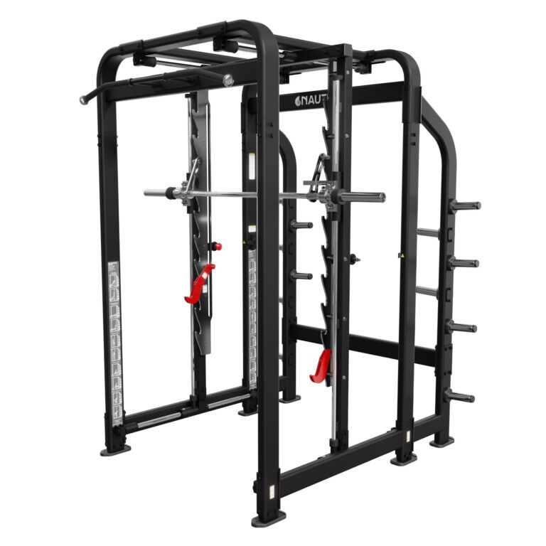 Nautilus 3D Motion Rack plate loaded, sort multi-maskine til sikker og avanceret styrketræning i kommercielle gyms
