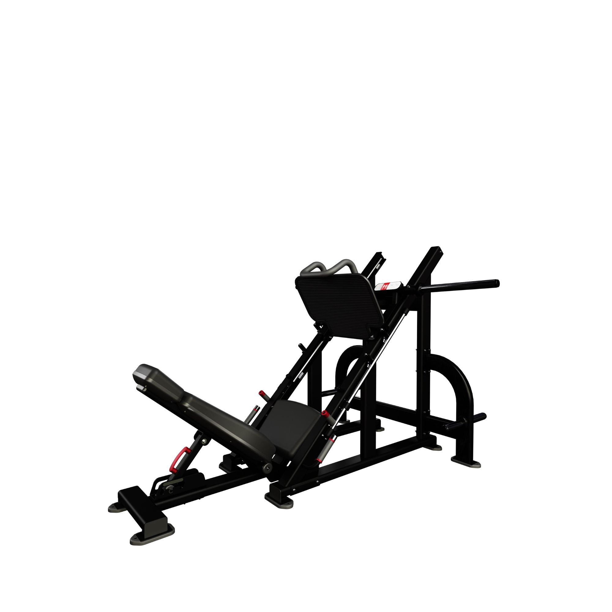 Nautilus Leverage Angled Leg Press plate loaded benpres 45° med justerbart ryglæn og integreret olympisk vægtskiveopbevaring