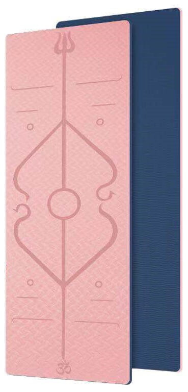Odin Dual Pink/Blue TPE Yogamåtte 0,6cm