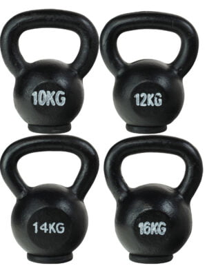 Odin Kettlebell Støbejern PAKKETILBUD (10,12,14,16kg)