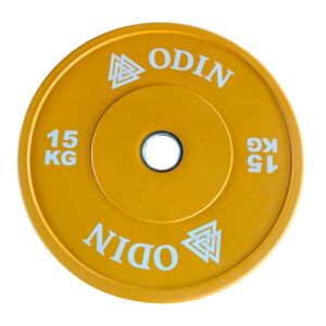 Odin Olympic Farvet Bumper Vægtskive 15kg (1 stk)