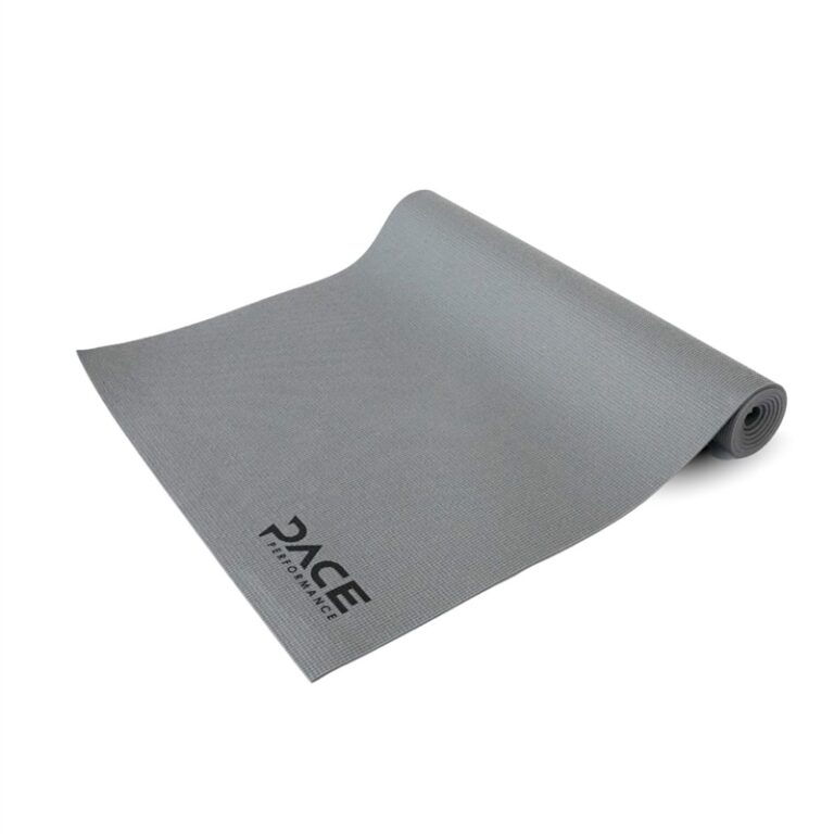 Pace 4 mm Yogamåtte - 173 x 61 cm - Grå