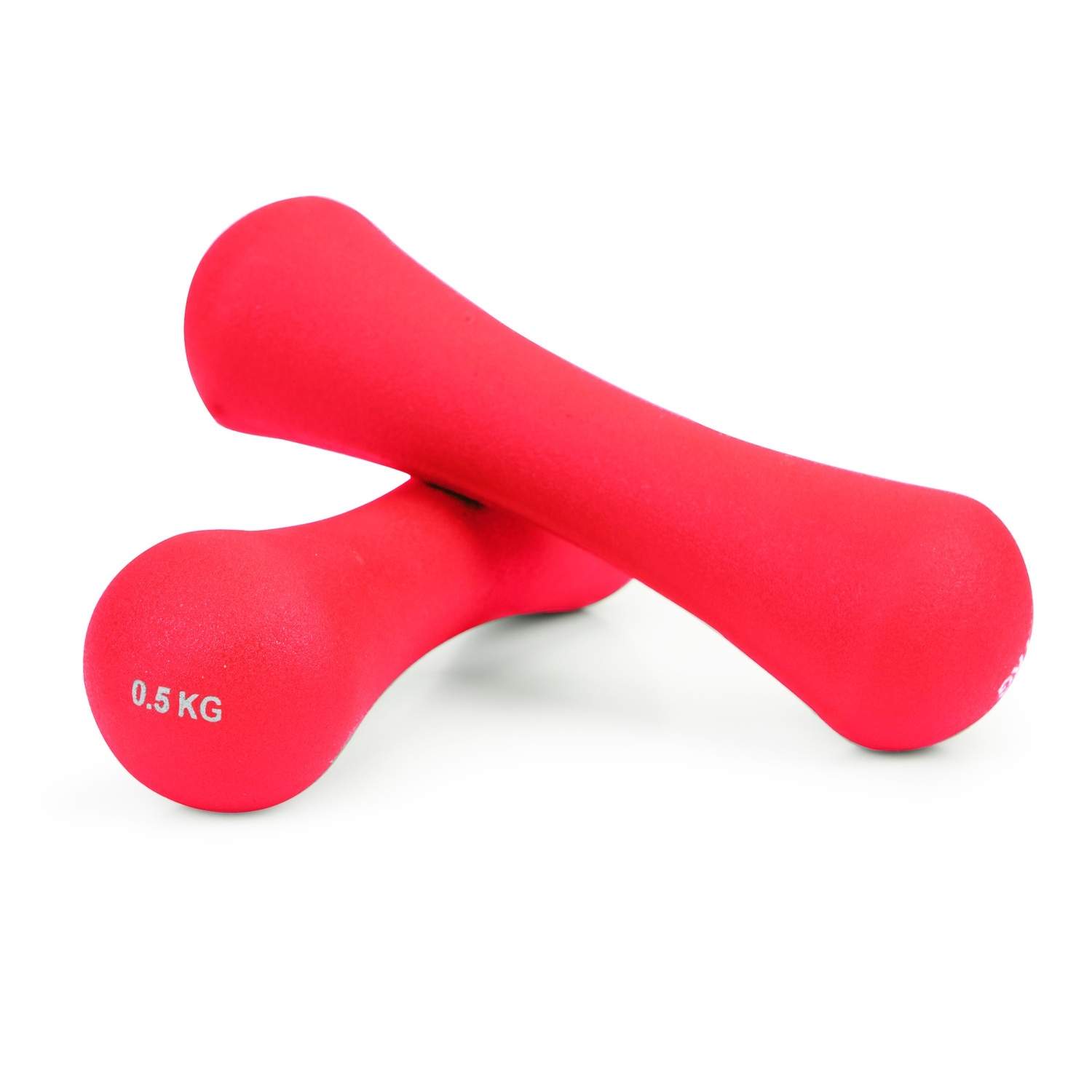 Pink Neopren håndvægte 1 kg - Hjemmetræning