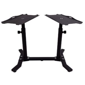 Recoil Vægtstativ til Justerbare Håndvægte Stål Sort