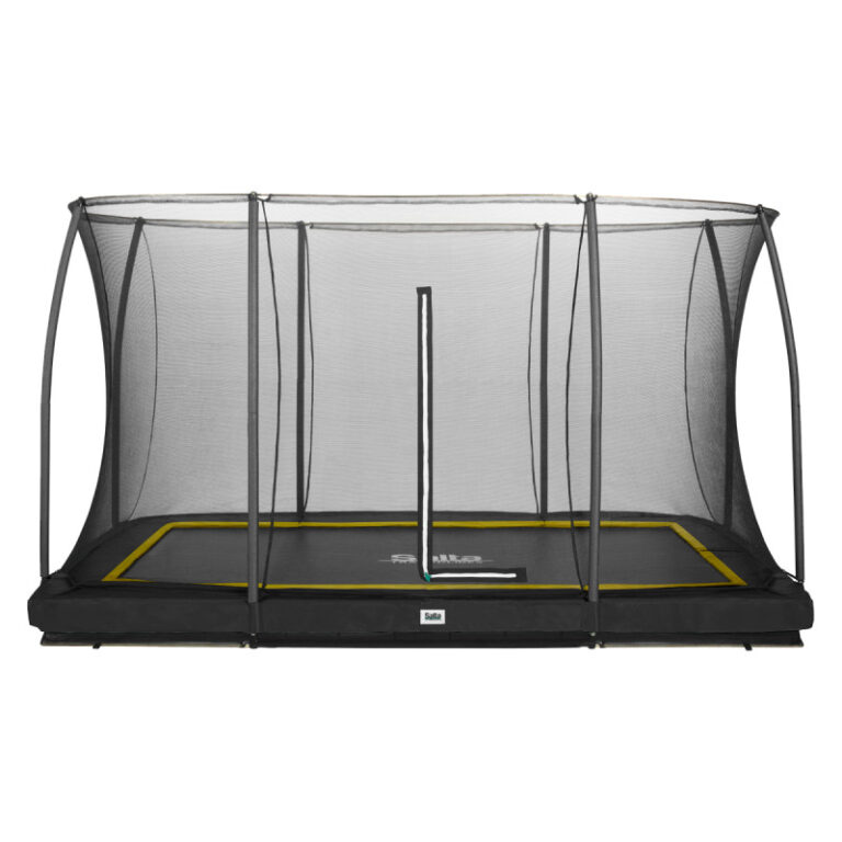 Salta Comfort Edition Ground trampolin inkl. sikkerhedsnet - 396 x 244 cm - Sort