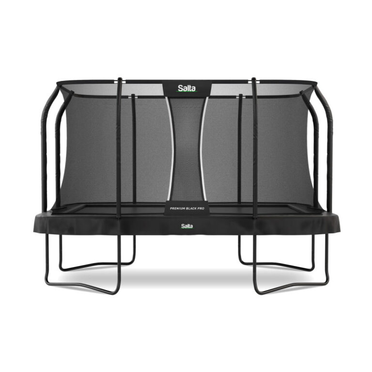Salta Premium Black Pro trampolin inkl. sikkerhedsnet - 400 x 260 cm - Sort