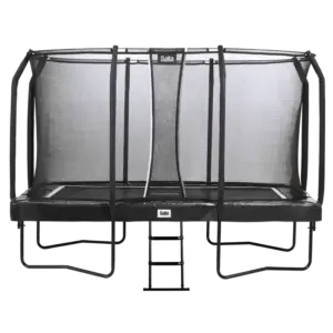 Salta Trampolin First Class rektangulær 366x214 cm, sort inkl. stige & sikkerhedsnet - 805-825