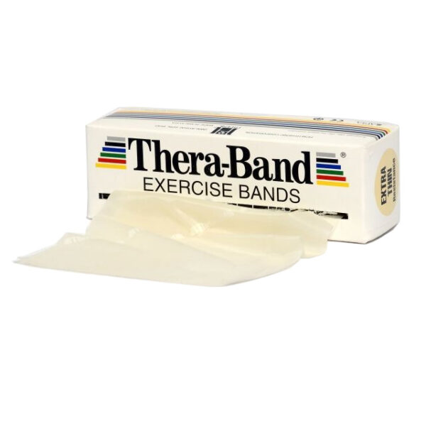 Thera-Band Træningselastik Bånd Level 0 Ekstra Let Beige 5,5m