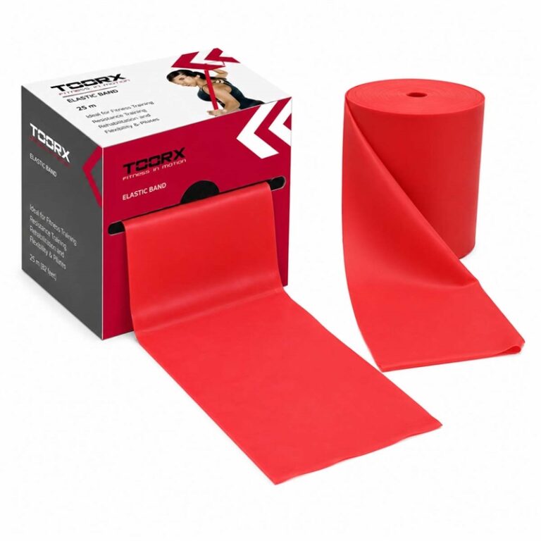 Toorx Latex Træningselastik Rulle - 25 m - Medium