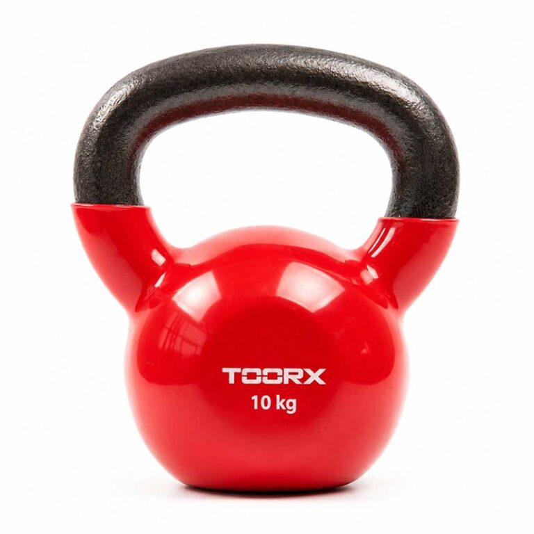 Toorx Vinyl Kettlebell - 10 kg - Rød