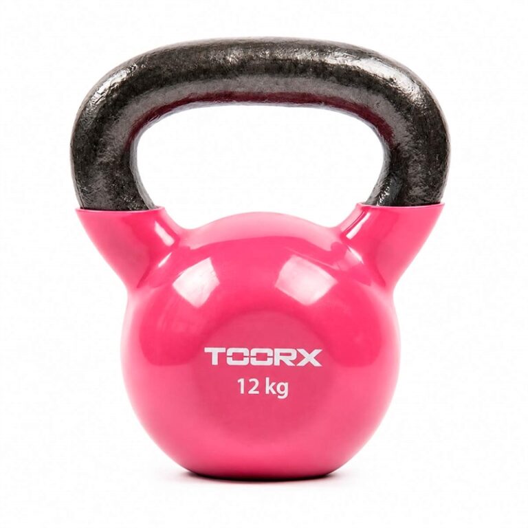 Toorx Vinyl Kettlebell - 12 kg - Rød