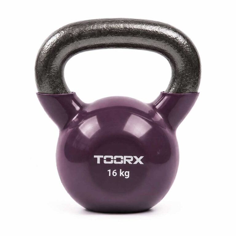Toorx Vinyl Kettlebell - 16 kg - Lilla