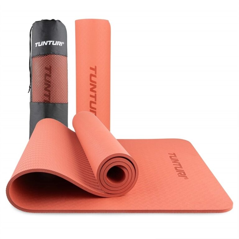 Tunturi 8 mm Yogamåtte - 183 x 61 cm - Rose Gold