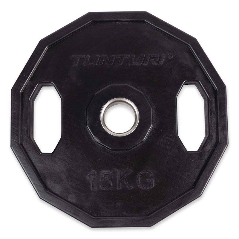 Tunturi Competition Vægtskive - 15 kg - Sort