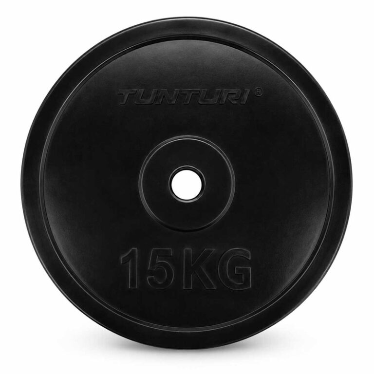 Tunturi Gummibelagte Vægtskive - 15 kg