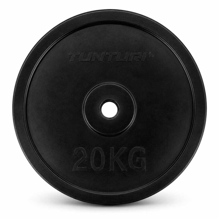 Tunturi Gummibelagte Vægtskive - 20 kg