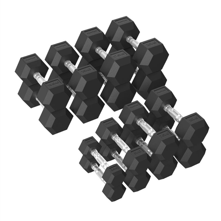 Tunturi Platinum Hex Håndvægte Sæt - 2,5 - 20 kg