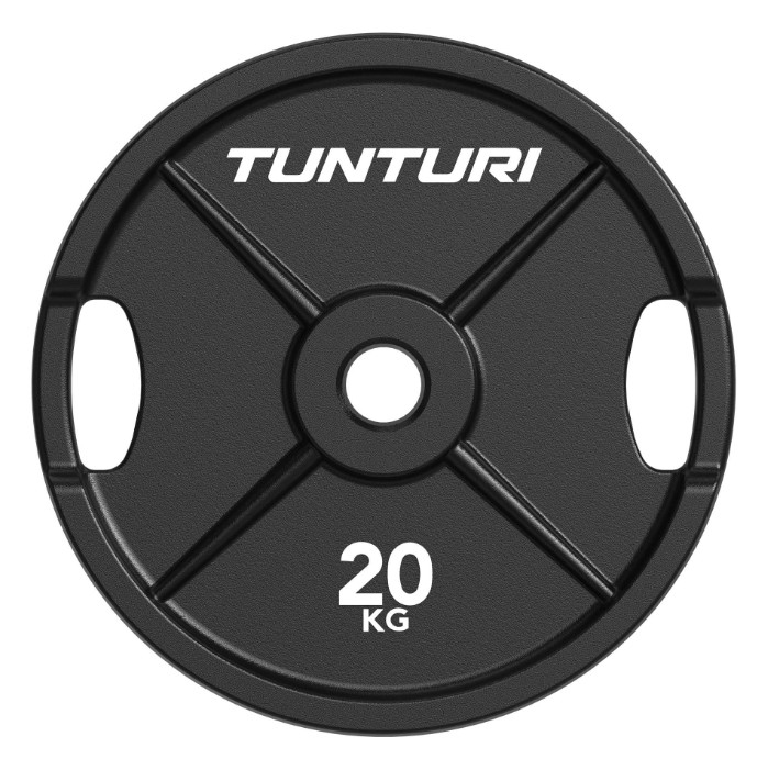 Tunturi Platinum Støbejern Vægtskive - 20 kgÂ