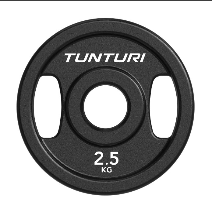 Tunturi Platinum Støbejerns Vægtskiver - 2 x 2,5 kg