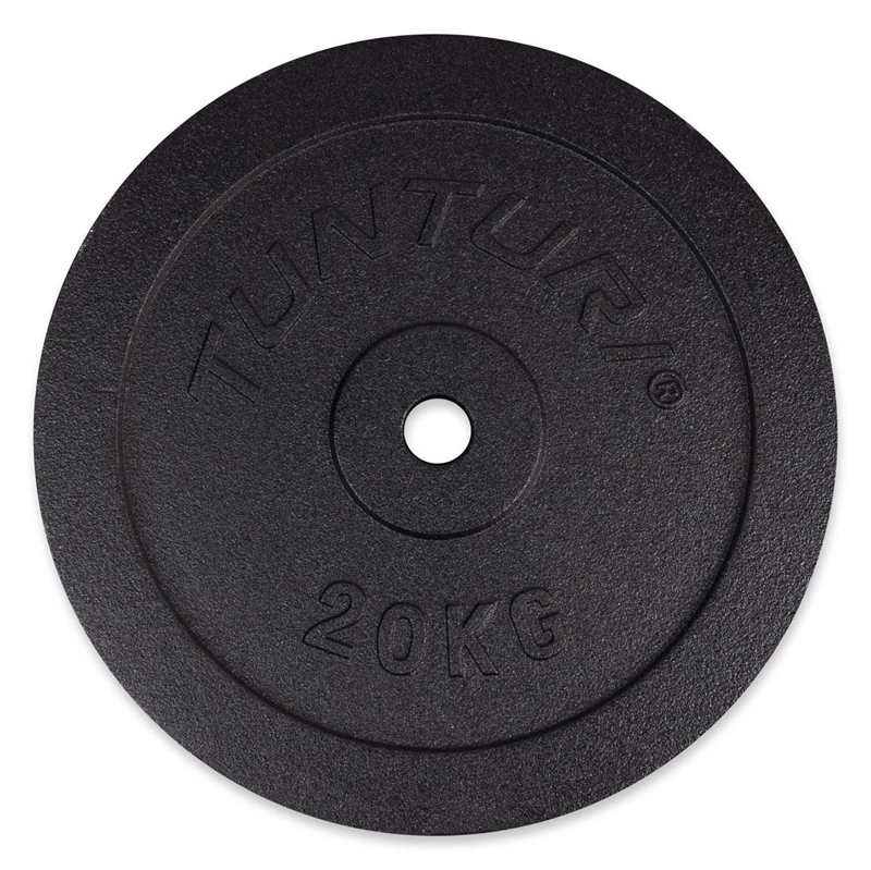 Tunturi Støbejerns Vægtskive - 30 mm - 20 kg