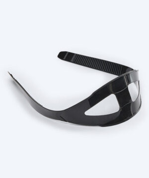 Watery 02 silikone elastik til dykkermasker - Sort - Stropper til dykkermasker