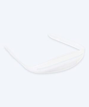 Watery 04 silikone elastik til dykkermasker - Klar - Stropper til dykkermasker