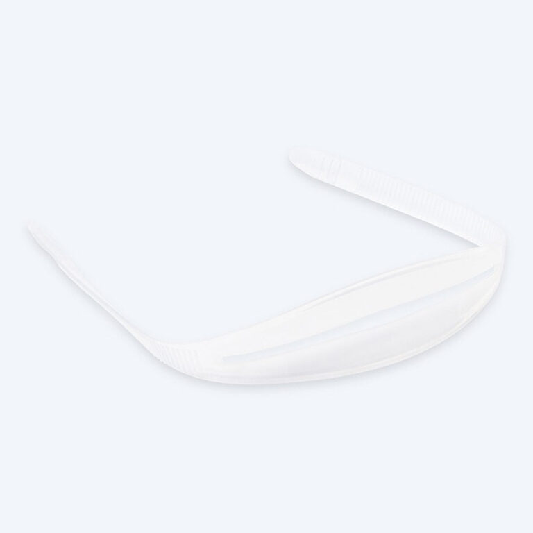 Watery 04 silikone elastik til dykkermasker - Klar - Stropper til dykkermasker