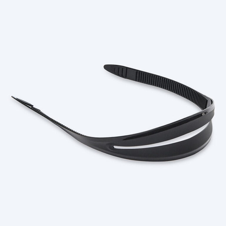 Watery 04 silikone elastik til dykkermasker - Sort - Stropper til dykkermasker