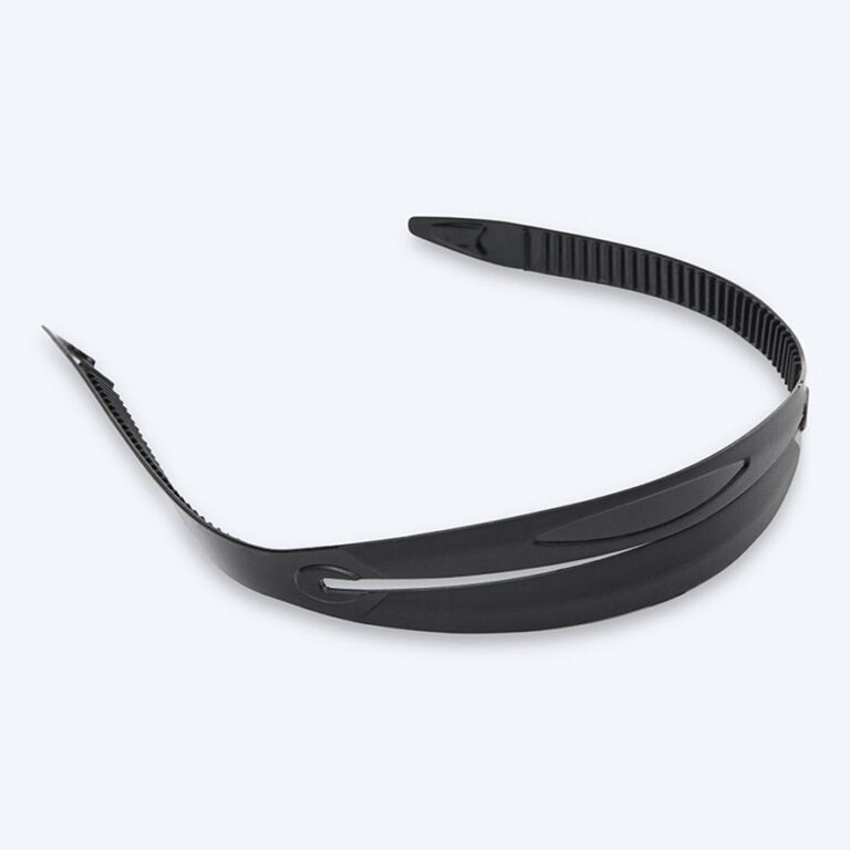 Watery 09 silikone elastik til dykkermasker - Sort - Stropper til dykkermasker