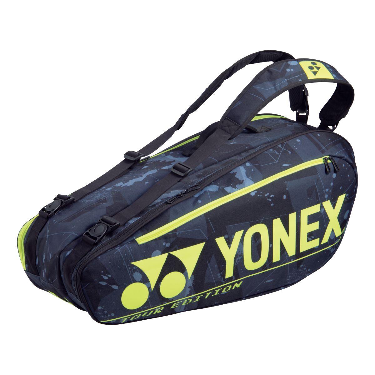 Yonex Pro Racketbag X6 92026EX Black/Yellow - OLD
